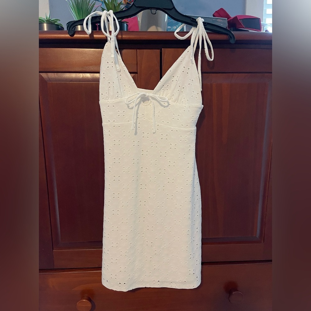 White sun dress